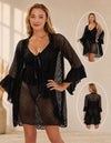 Women’s 3-Piece Full Net Premium Nighty Set